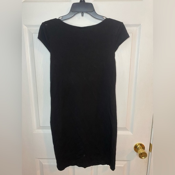 H&M Basics Medium Black Mini Dress - Picture 4 of 5